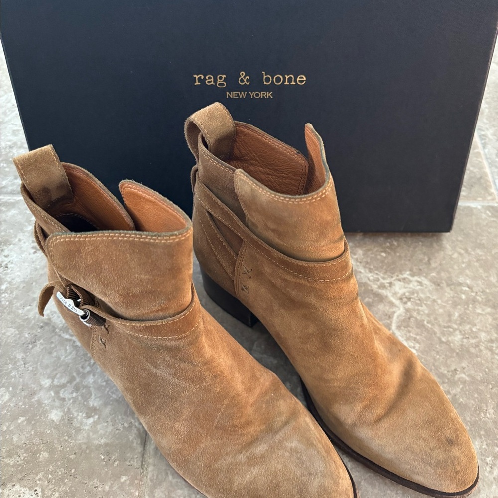 Rag & Bone Brown Suede Ankle Boots